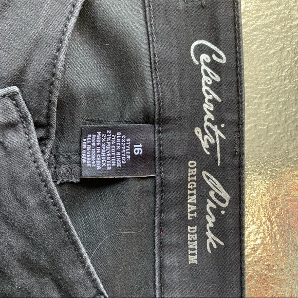 Celebrity Pink black jeans size 16 - Picture 3 of 9